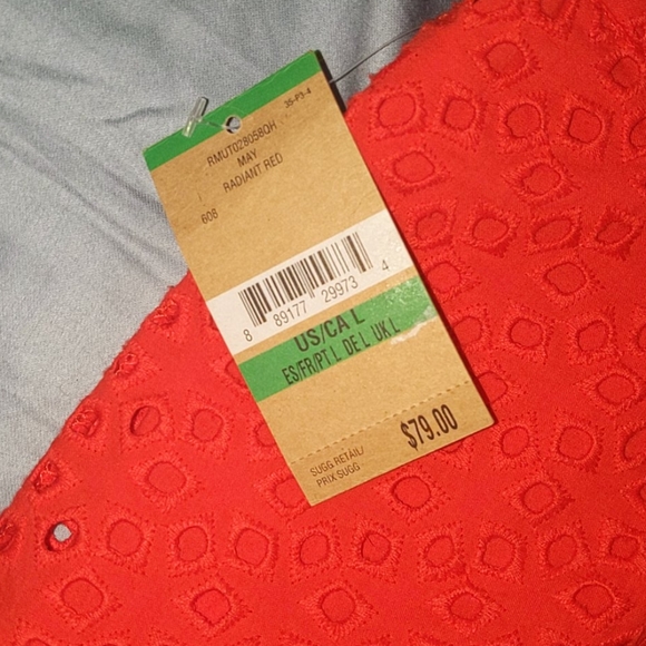 Rachel Roy Eyelet Top - Picture 4 of 6